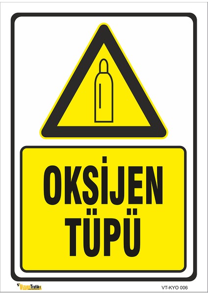 Oksijen Tüpü Levhası