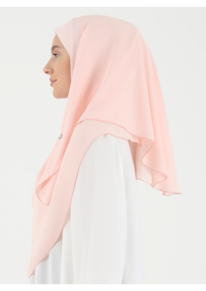 Mikro Krep Türban Şal Pudra Ecardin modelleri