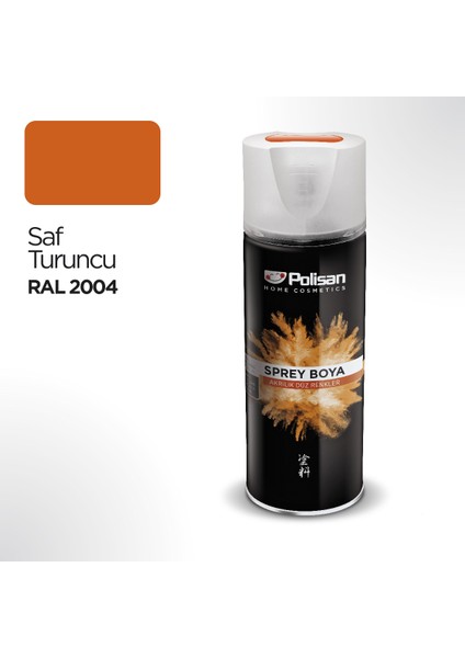 Akrilik Saf Turuncu Sprey Boya 400 ml - RAL 2004