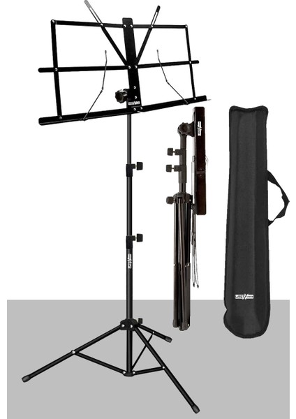 Nt-106 Tel Nota Sehpası Makaslı ( Taşıma Çantalı )