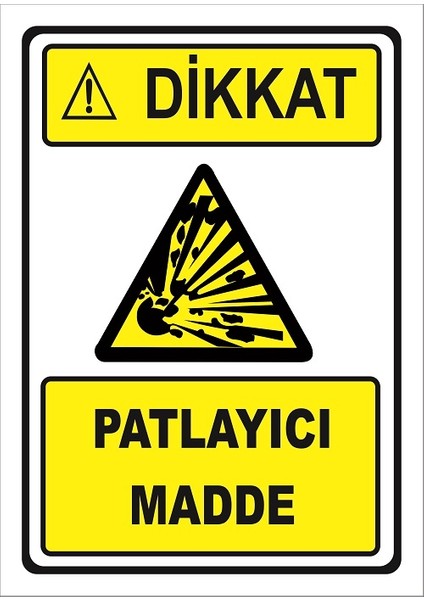 Patlayıcı Madde Levhası