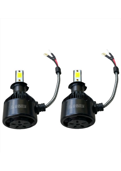 Ek-10 Marka 9500 Lümen Beyaz LED Xenon H1-H3-H4-H7-H11-H27-9005-9006