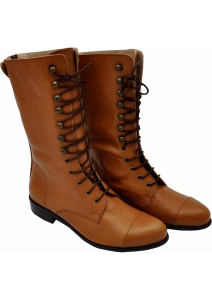 Kadın Antik El Yapımı Hakiki Deri Günlük Bot fiyatları