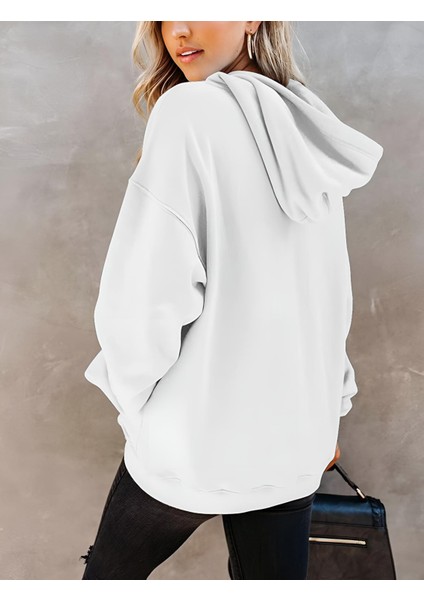 Kadın 3 Iplik Şardonlu Kanguru Cepli Kapüşonlu Sweatshirt fiyatları