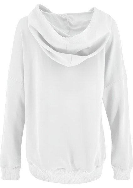 Kadın 3 Iplik Şardonlu Kanguru Cepli Kapüşonlu Sweatshirt modelleri