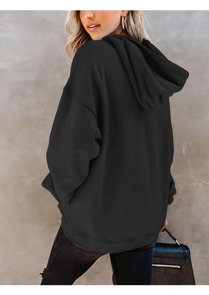 Kadın 3 Iplik Şardonlu Kanguru Cepli Kapüşonlu Sweatshirt fiyatları