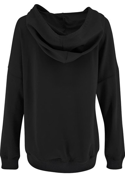 Kadın 3 Iplik Şardonlu Kanguru Cepli Kapüşonlu Sweatshirt modelleri