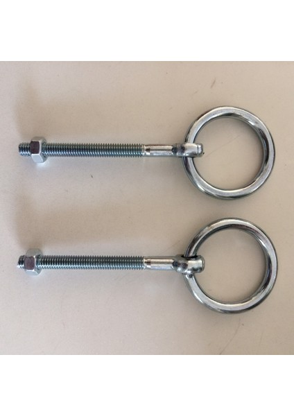 M10 Asma Kilit Halkası 10MM Ahşap Metal Kapıya Kilit Aparatı 2 Adet