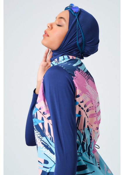 Desenli Biye Süslemeli Tesettür Mayo fırsatları