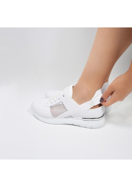 Beyaz Fileli Ortopedik Spor Sandalet fiyatları