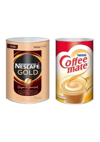Gold Kahve 900 gr + Coffee Mate Kahve Kreması 2 kg