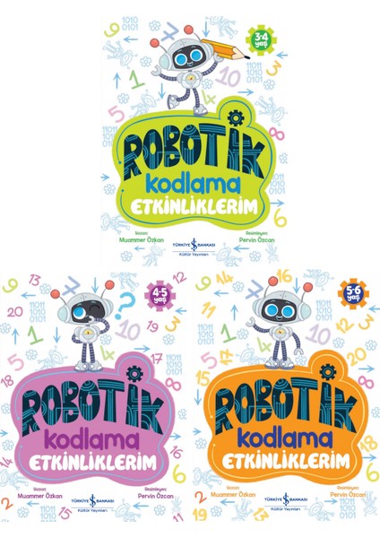 Robotik Kodlama Etkinliklerim 3'lü Set 3-6 Yaş