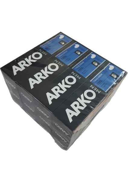 12 Adet Arko Tras Kremı 90 G Mavı Cool 86 Ml.