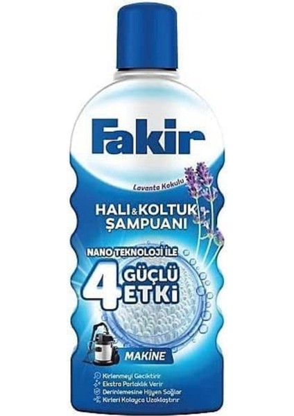 Halı Şampuanı Matik Makinede Yıkama Lavanta 1000 ml 12'li Set