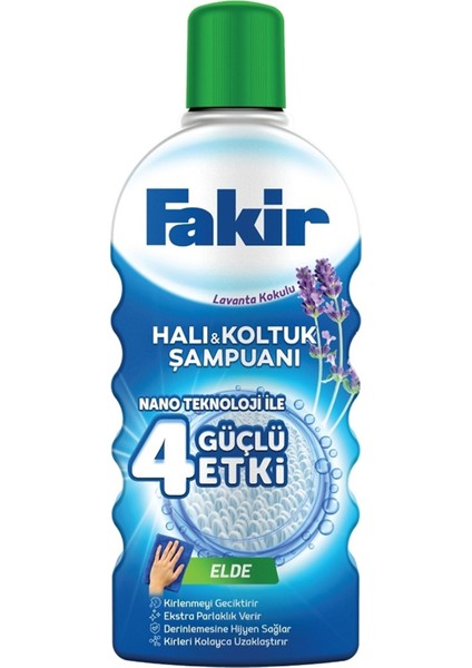 Halı Şampuanı Elde Yıkama Lavanta 1000 ml 12'li Set