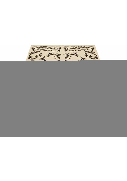 Kilim Bej Geometrik Yün ve Pamuk Kilim Oda Salon Halısı
