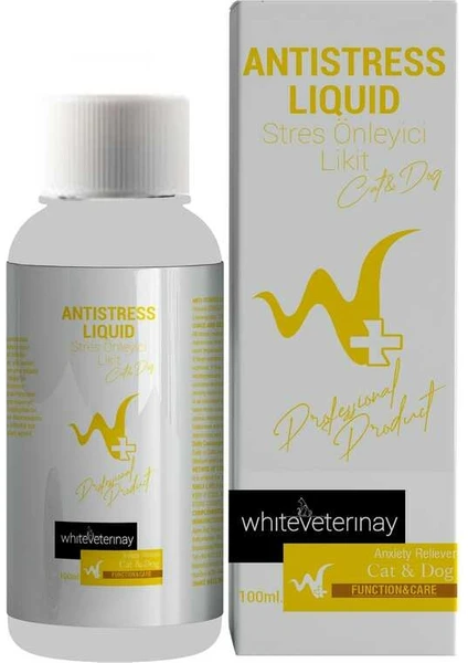 White Veterinay Antistress Liquid Cat&dog 100 ml ( Kedi ve Köpekler Için Stres Önleyici )