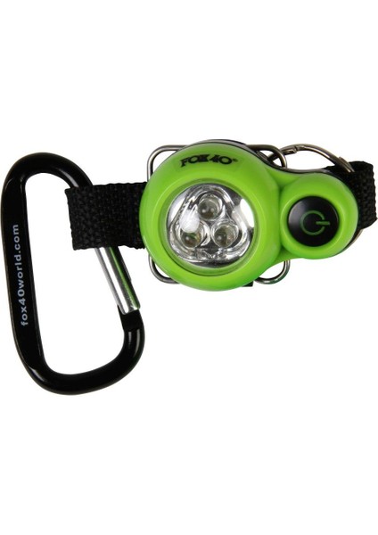 Fox 40 Xp LED Light Fener + Micro Düdük Neon Yeşil 7918-1400