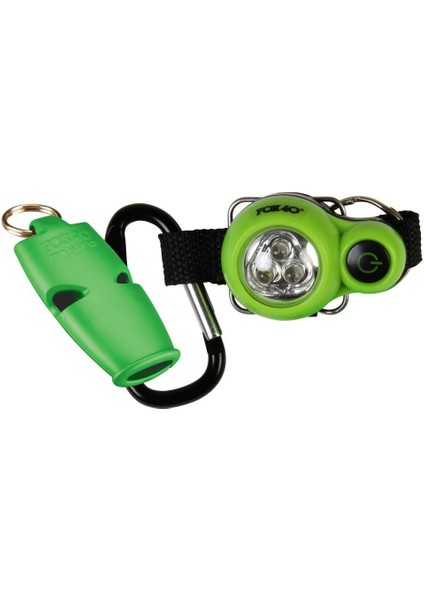 Fox 40 Xp LED Light Fener + Micro Düdük Neon Yeşil 7918-1400