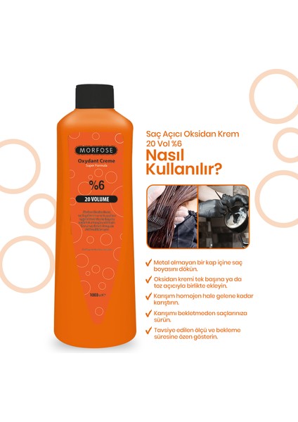 Oksidan Krem 1000Ml. Volume: 20