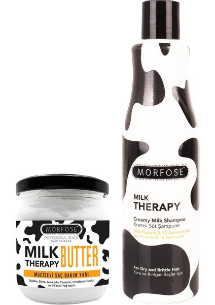 Milk Therapy Butter + Morfose Milk Therapy Şampuan 500 ml