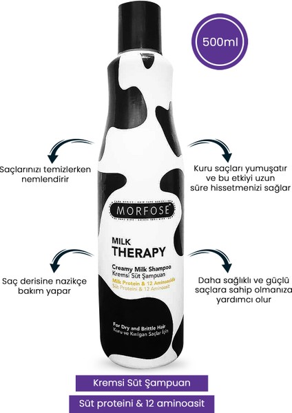 Milk Therapy Butter + Morfose Milk Therapy Şampuan 500 ml