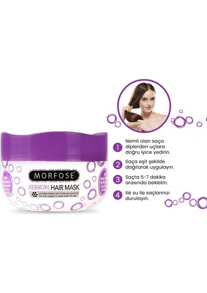 Morfose Keratin Maske 500 Ml