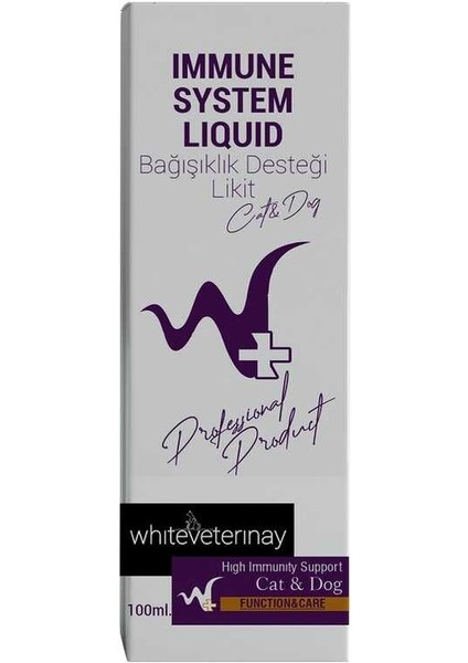 Whiteveterinay Immune System Liquid Cat&dog 100 ml ( Kedi ve Köpekler Için Bağışıklık Desteği )