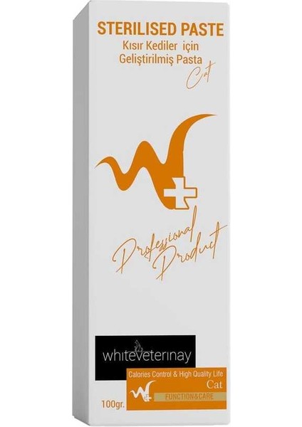 Whiteveterinay Sterilised Paste 100 gr ( Kısır Kediler Için Vitaminli Malt Macun )