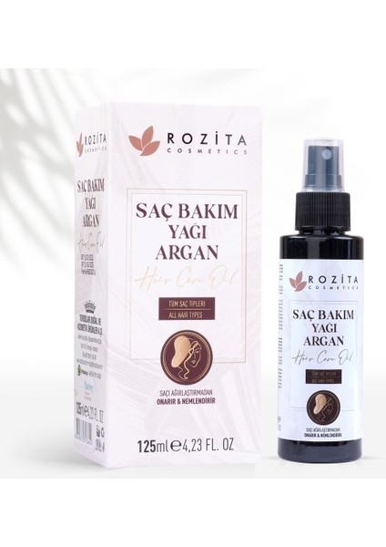 Arganlı Saç Bakım Yağı 125 ml