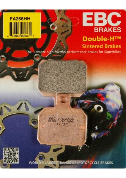 FA266HH 2013-2016 Ducati Panigale 899 Uyumlu Arka Fren Balatası Sinterli Balata