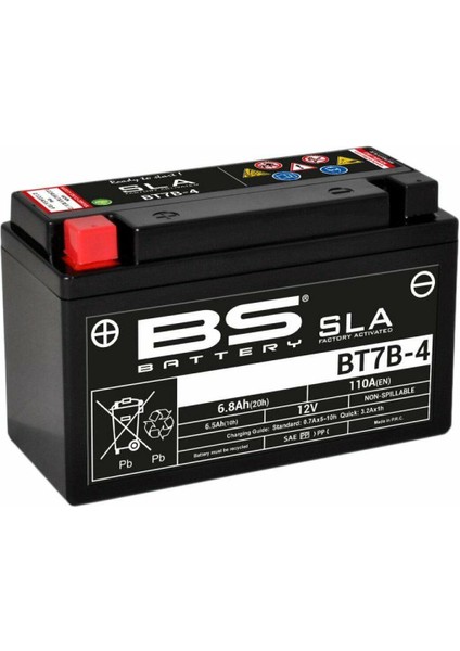 BS Battery Bs BT7B-4 Sla 2013-2019 Ducati Panigale 899 Uyumlu Akü Jel Akü