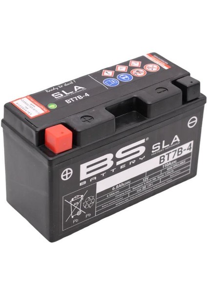 BS Battery Bs BT7B-4 Sla 2013-2019 Ducati Panigale 899 Uyumlu Akü Jel Akü