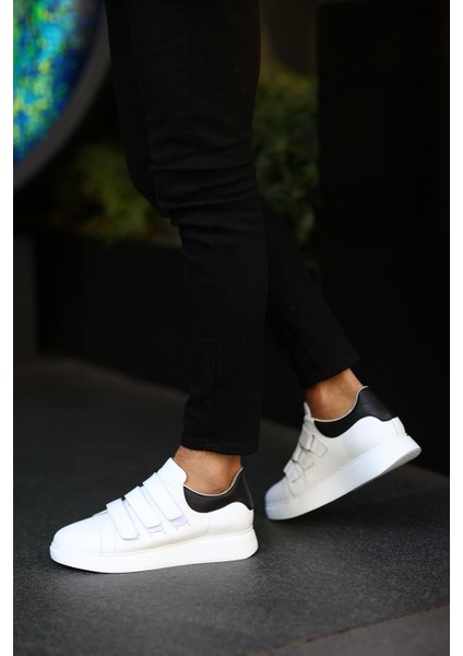 - Beyaz Deri Cırtlı Sneakers Erkek Ayakkabı fırsatları