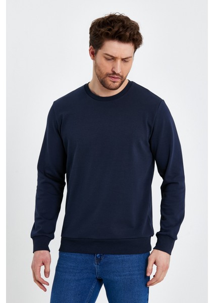 Bisiklet Yaka Basic Ince Mevsimlik Sweatshirt RD23YE581001 fırsatları
