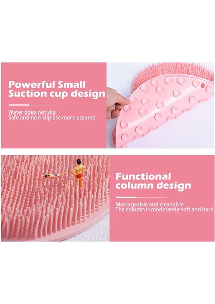 Emme Fincanı ile Tembel Sürtünme Geri Fırçası Banyo Alet Duvar Masajı (Pembe) (Yurt Dışından) modelleri
