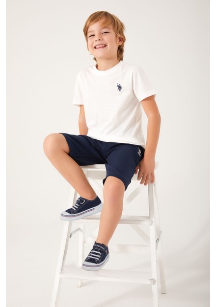 Live Naturals Krem Erkek Çocuk Bermuda Takım