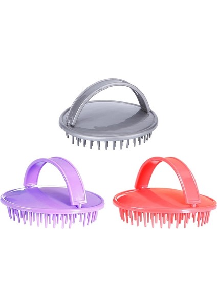 10 Adet Kafa Masaj Fırçası Ev Sahibi Kafa Derisi Temizleme Fırçası (Mor) (Yurt Dışından) fiyatları