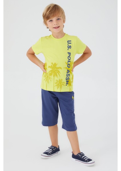 Pomegranate Flower Limon Erkek Çocuk Kapri Takım fiyatları