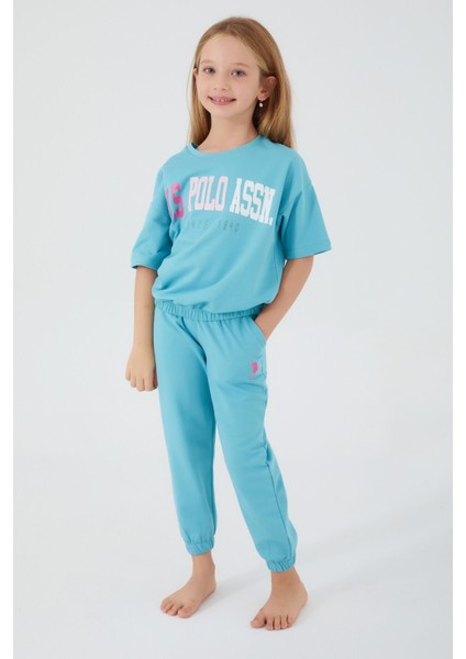 Sea Blue Turkuaz Kız Çocuk Kısa Kol Pijama Takım fiyatları