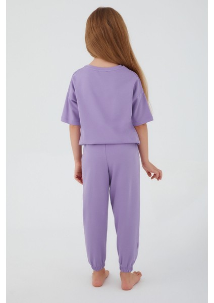 Sea Blue Kırık Beyaz Kız Çocuk Kısa Kol Pijama Takım indirimleri