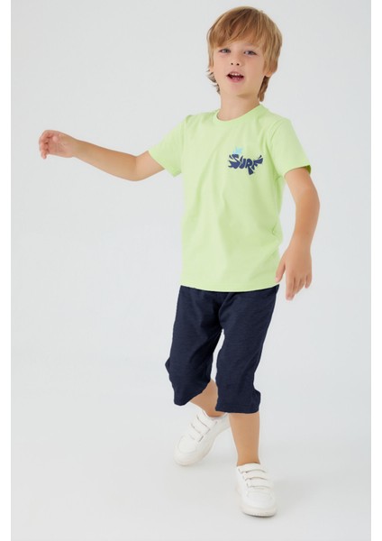 Just Surf Yeşil Erkek Çocuk Kapri Takım modelleri