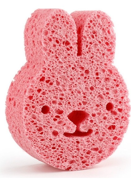 Bebek Yenidoğan Çocuk Banyosu Artifact Sünger (Pembe Tavşan) (Yurt Dışından)
