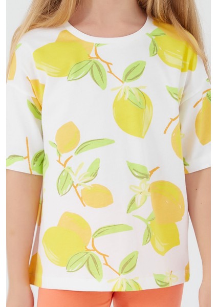 Lemon Krem Kız Çocuk Kapri Takım fırsatları