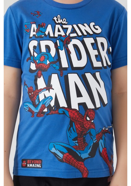 Beyond Amazing The Amazing Mavi Erkek Çocuk Kısa Kol Pijama Takım modelleri
