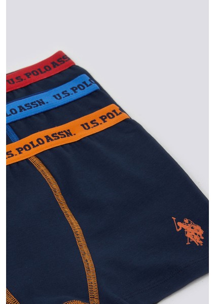 U.S. Polo Assn. Erkek Çocuk 3'lü Boxer