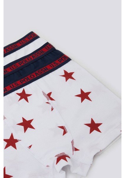 U.s. Polo Assn Beyaz Erkek Çocuk 3lü Boxer