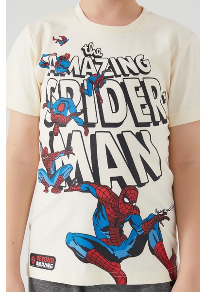 Beyond Amazing The Amazing Açık Krem Erkek Çocuk Kısa Kol Pijama Takım fiyatları