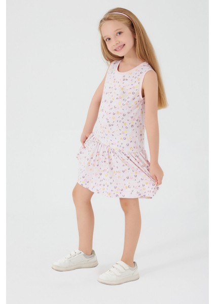 Energy Pembe Melanj Kız Çocuk Elbise