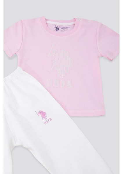 Light Tones Pink Açık Pembe Bebek T-shirt Takım fiyatları